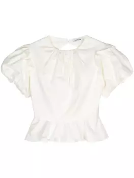 Parlor блузка с оборками, белый