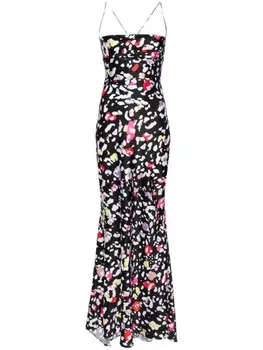 Parlor платье с графичным принтом, черный