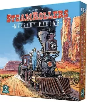 Паровые катки, семейная игра, 2 пешки 2 Pionki