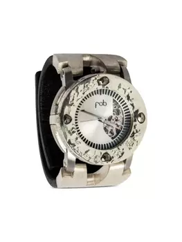 Parts of Four наручные часы #321 42 мм из коллаборации с Fob Paris, серебристый