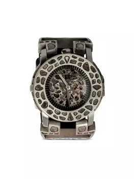 Parts of Four наручные часы #86 42 мм из коллаборации с Fob Paris, серебряный