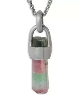 Parts of Four серебряное колье Talisman с эльбаитом, серебристый