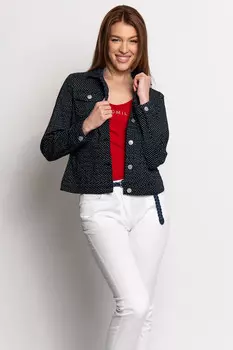 Парусиновая куртка Budmil, черно-белый