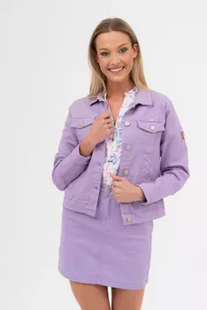 Парусиновая куртка Budmil, фиолетовый