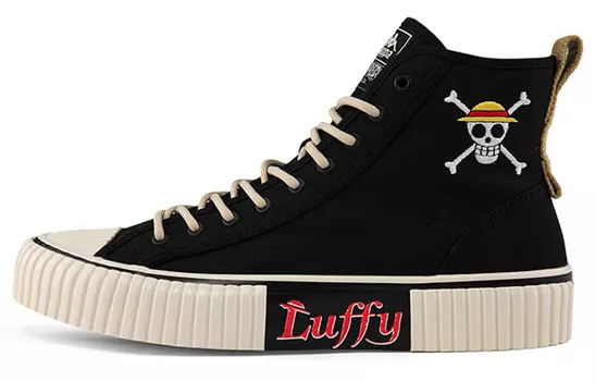 Кеды Kappa Canvas Shoes Unisex High-Top Black