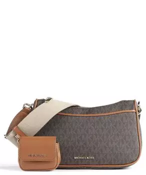 Парусиновая сумка через плечо Jet set Michael Kors, коричневый