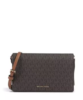 Парусиновая сумка через плечо jet set Michael Kors, коричневый