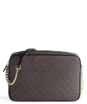 Парусиновая сумка через плечо Jet set Michael Kors, коричневый