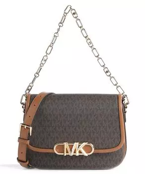 парусиновая сумка через плечо Parker Michael Kors, коричневый