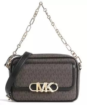 парусиновая сумка через плечо Parker Michael Kors, коричневый