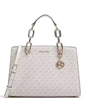 Парусиновая сумочка Cynthia Michael Kors, белый