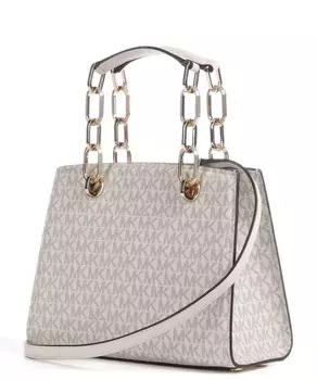 Парусиновая сумочка Cynthia Michael Kors, слоновая кость