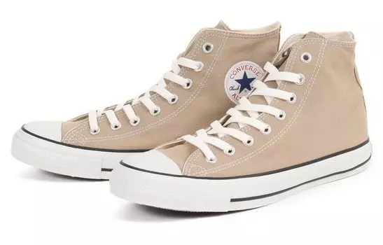 Парусиновые кеды Chuck Taylor All Star Унисекс С Высоким Берцем Коричневого/Белого цвета Converse