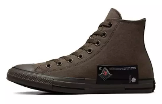 Парусиновые кеды Chuck Taylor All Star Унисекс С Высоким берцем, черный, коричневый, красный Converse