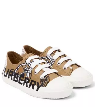 Парусиновые кроссовки K1-Mini Larkhall Burberry, белый
