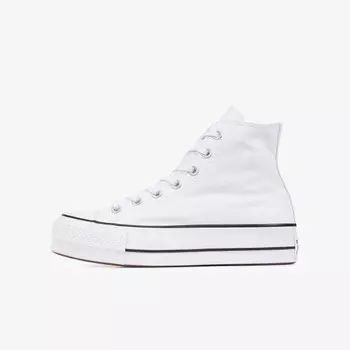 Парусиновые кроссовки на платформе Chuck Taylor All Star Converse, белый