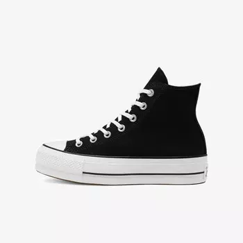 Парусиновые кроссовки на платформе Chuck Taylor All Star Converse, черный