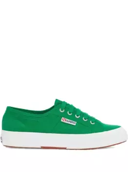 Парусиновые кроссовки на шнуровке Superga, зеленый