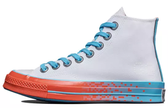 Кеды Converse 1970s Canvas Shoes Unisex High-Top White Blue/Brick Red