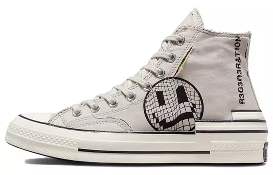 Кеды Converse Chuck Taylor All Star 70 Hi Hacked Heel Tear Away Light Bone