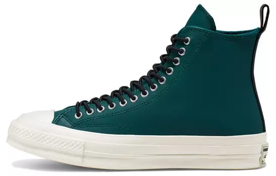 Кеды Converse Fleece-Lined Leather Chuck 1970s 'Green White'