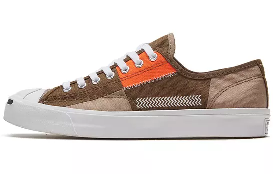 Кеды Converse Jack Purcell Low Mix N Match Brown Orange