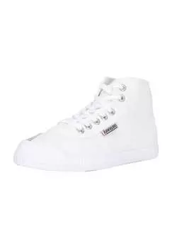 Парусиновые туфли оригинальные базовые с высоким голенищем Kawasaki, белый