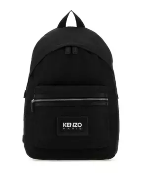Парусиновый рюкзак R Kenzo, черный