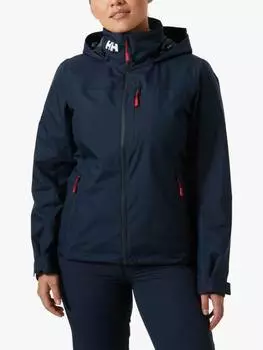 Парусная куртка среднего слоя с капюшоном для экипажа Helly Hansen, темно-синий
