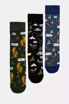 Пары хлопковых носков Medicine, мультиколор