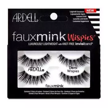 Пары накладных ресниц, черные Ardell, Faux Mink Demi Wispies, 2
