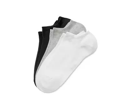 Пары однотонных носков-кроссовок Tchibo