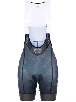 Pas Normal Studios облегающие шорты Mechanism на бретелях, черный