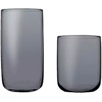 Pasabahce 3-х предметные стаканы для воды Iconic Серые стаканы для воды Iconic Hi-Ball Glass 365 куб.см