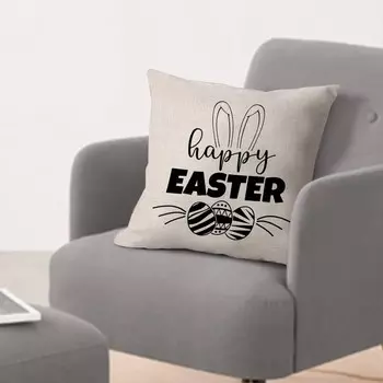 Пасхальная наволочка, наволочки «Счастливая Пасха», 26x26 дюймов, наволочки, наволочки для фермерского дома, чехлы для дивана, гостиной, офиса, мягкая квадратная наволочка с акцентом для детей Rebbygena, Style-8