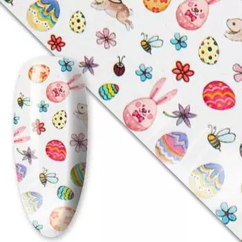 Пасхальная переводная фольга 100 см №6 MollyLac, Molly Lac