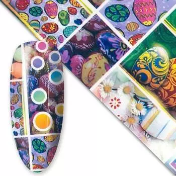 Пасхальная переводная фольга 100см №20, Molly Lac