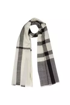 Пашмина «Scale» из кашемира и мериносовой шерсти Pure Luxuries London, белый