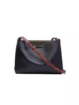 Пассажирская сумка через плечо rag & bone, черный
