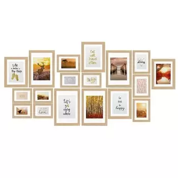 Passion Рамка для фотографий Bomoe (18tlg) цвет eiche hell