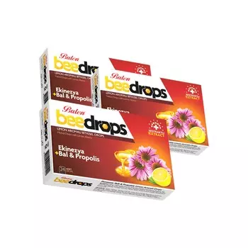 Пастилки Balen эхинацея с медом и прополисом 24 драже 3 шт