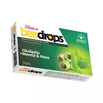 Пастилки Balen эвкалипт и ментол со вкусом мяты 24 драже