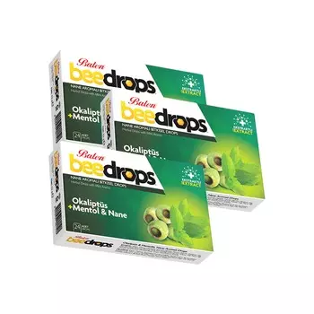 Пастилки Balen эвкалипт и ментол со вкусом мяты 24 драже 3 шт