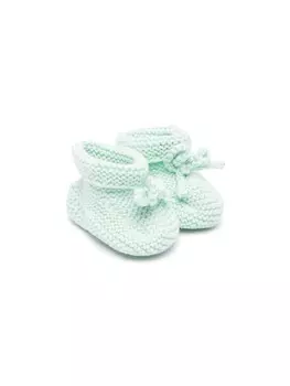 Patachou пинетки в технике кроше, зеленый