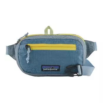 Patagonia Поясная сумка для отдыха на природе 1 л из переработанного нейлона, цвет "паровой синий", унисекс