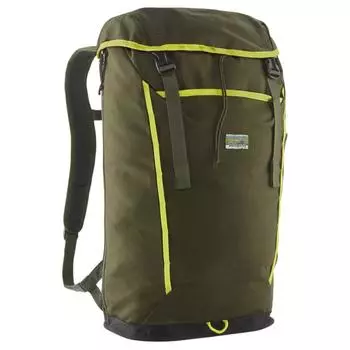 Patagonia Рюкзак 28 л, походная сумка, органический хлопок, холст, сосновые иголки, зеленый, унисекс