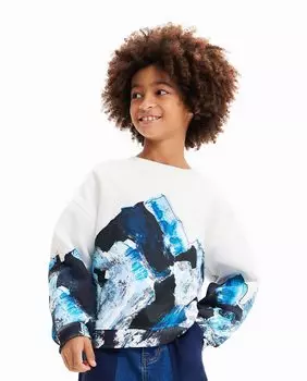 Патч Пейзаж ребенка Desigual, белый