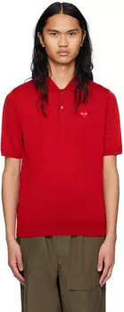 Патч Поло COMME des GARcONS PLAY, красный