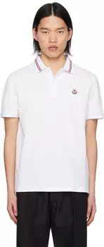 Патч Поло Moncler, белый