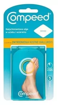 Патчи для большого пальца стопы Compeed Halluksy, 5 шт